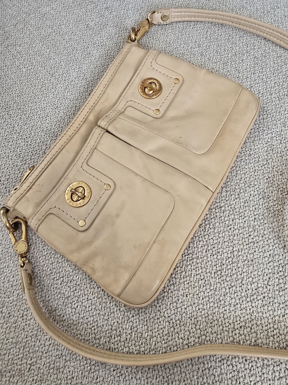 VTG Y2K Marc by Marc Jacobs Totally Turnlock Percy Crossbody Bag